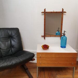 Petite commode Brasilia Werk teck années 60