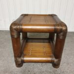 Chevet bambou rotin vintage – Image 2