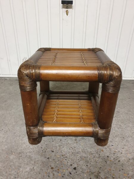 Chevet bambou rotin vintage