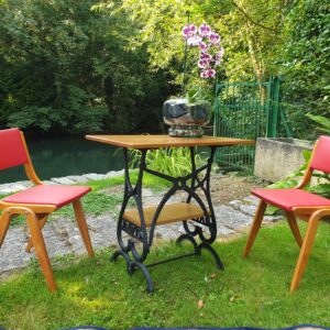 Paire de chaises Boomerang 1950