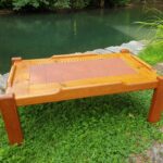 Table basse pin et céramique 1980 – Image 6