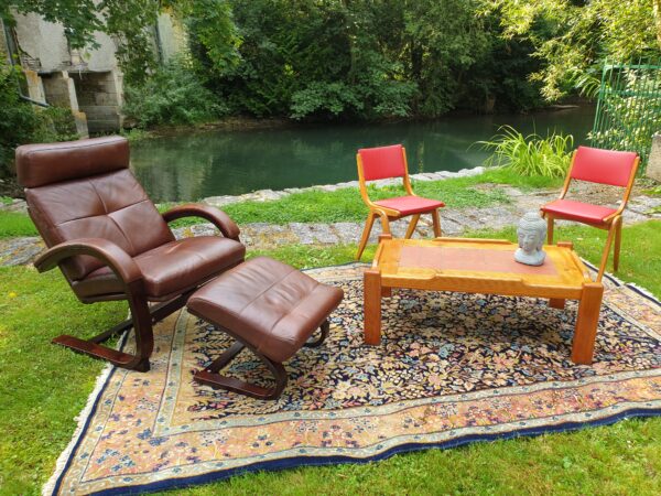 Tapis Iran 1000 fleurs vintage 1980