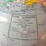 Globe terrestre vintage 1940 – Image 5
