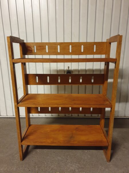 Étagère de bouquiniste pliante Circa 1960