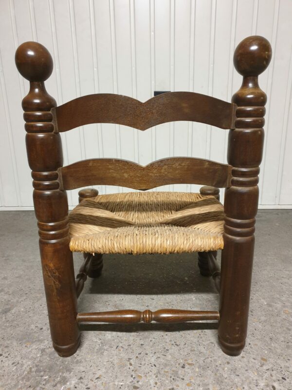 Chaise "Coin du feu" C.Dudouyt années 40 – Image 2