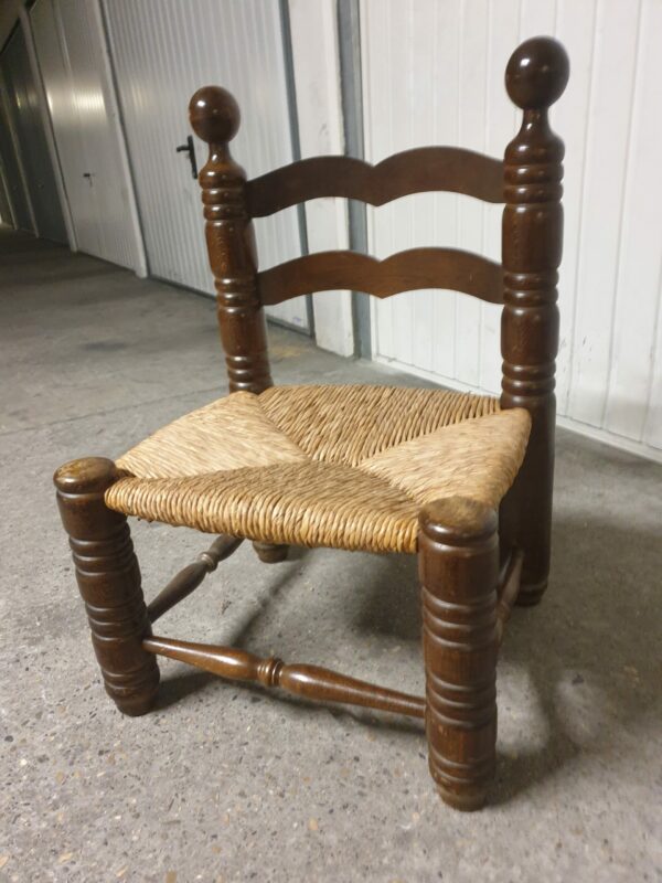 Chaise "Coin du feu" C.Dudouyt années 40