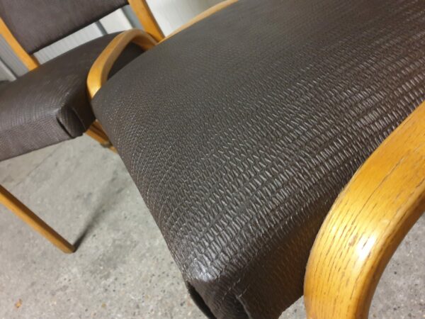 Paire de chaises Bow Wood 50's Mid-Century – Image 10