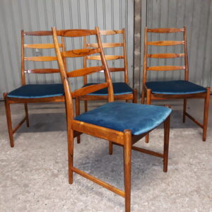 Chaises Torbjorn Afdal Danemark Mid-Century