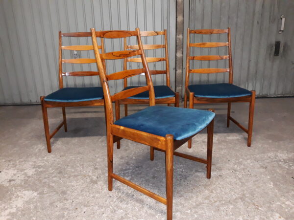 Chaises Torbjorn Afdal Danemark Mid-Century