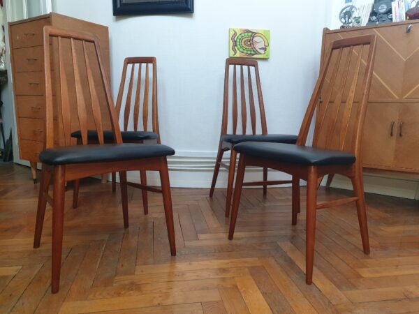 Série de 4 chaises danoises Niels Koefoed 1960 – Image 2