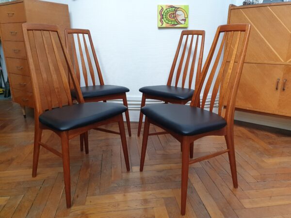 Série de 4 chaises danoises Niels Koefoed 1960 – Image 3
