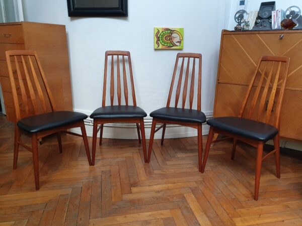 Série de 4 chaises danoises Niels Koefoed 1960 – Image 4