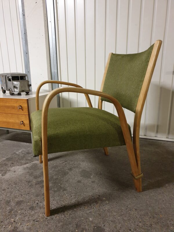 Paire de fauteuils Bow Wood Steiner 1950 – Image 9