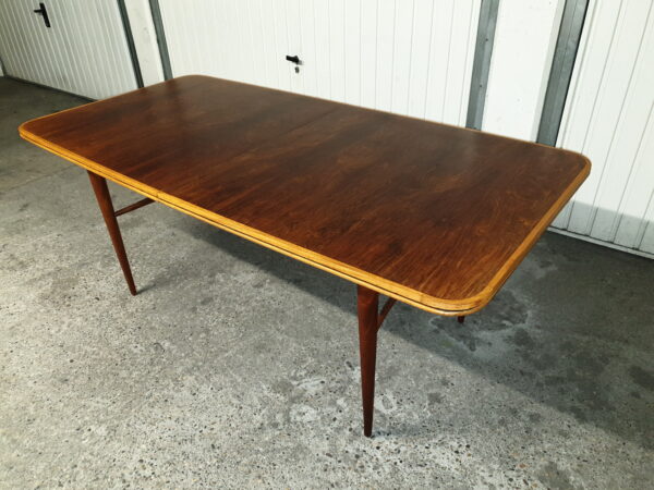 Table à manger teck et bois de rose 1960 – Image 3