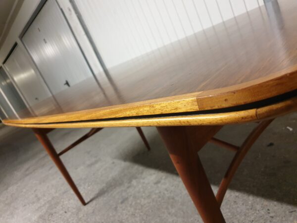Table à manger teck et bois de rose 1960 – Image 5