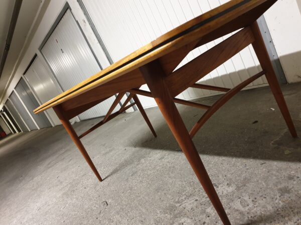 Table à manger teck et bois de rose 1960 – Image 6