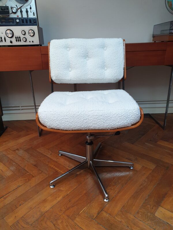 Fauteuil de bureau design Alain Richard 1960 – Image 3