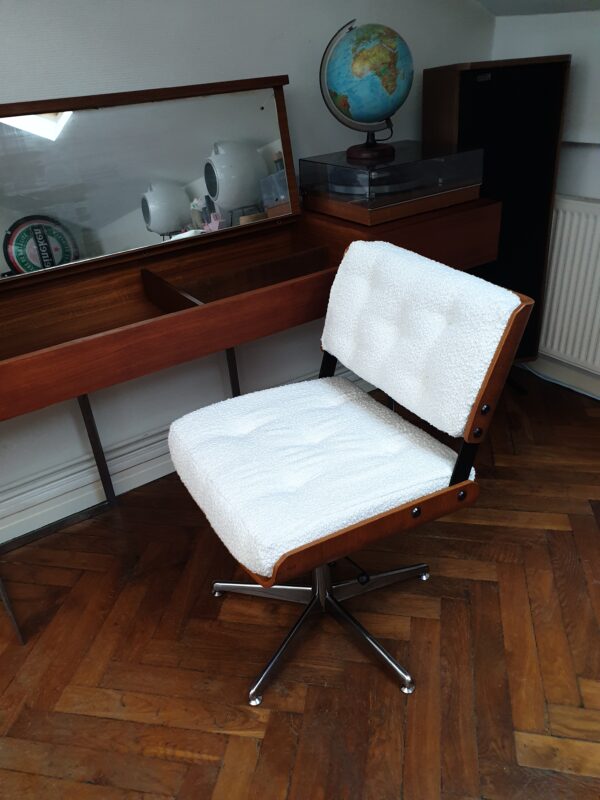 Fauteuil de bureau design Alain Richard 1960 – Image 5
