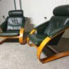 Paire fauteuils lounge Nelo Sweden Mid-Century – Image 2
