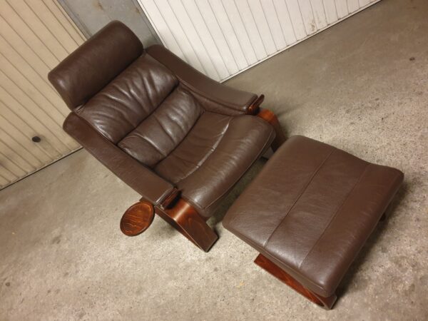 Fauteuil Kroken cuir design Mid-Century – Image 2