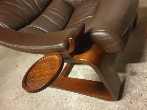 Fauteuil Kroken cuir design Mid-Century – Image 3