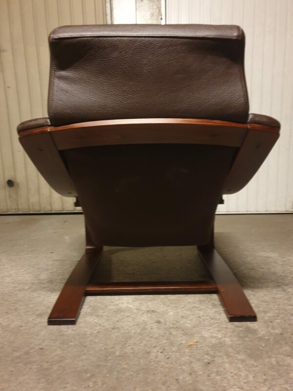Fauteuil Kroken cuir design Mid-Century – Image 6
