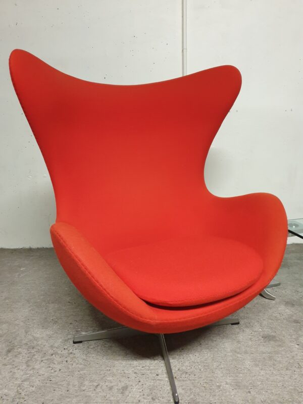 Egg Chair scandinave Jacobsen Mid-Century – Image 2