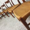 Suite de 6 chaises danoises en teck Mid-Century – Image 3