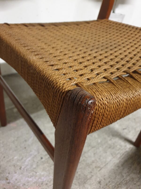 Suite de 6 chaises danoises en teck Mid-Century – Image 6