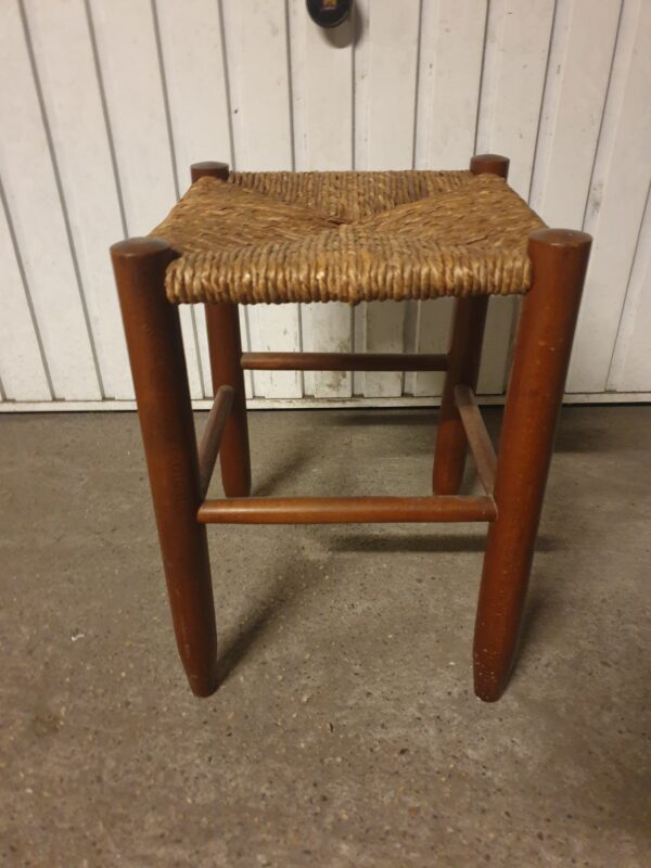 Tabouret vintage Mid-Century – Image 4
