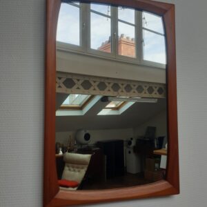 Miroir rétroviseur scandinave Mid-Century
