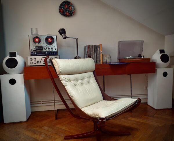 Paire d’enceintes design Elipson 3230 vintage 70's – Image 10