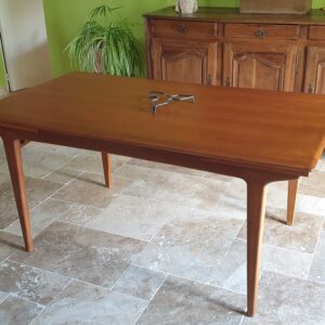 Table teck design scandinave Mid-Century