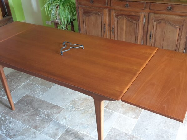 Table teck design scandinave Mid-Century – Image 6