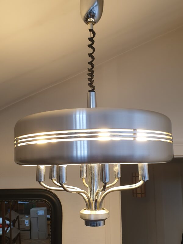 Lustre 70's "Space Age" design italien à 10 feux – Image 2