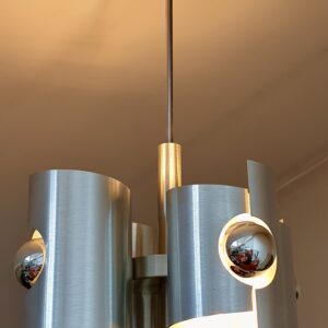 Lustre 70's "Space Age" à 4 feux