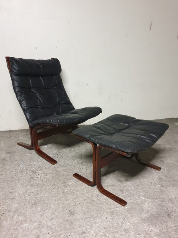 Fauteuil design vintage Siesta Ingmar Relling années 70