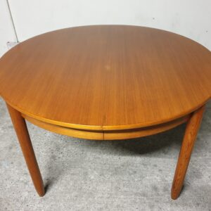 Table scandinave teck blond 70's