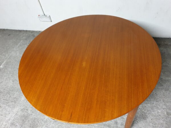 Table scandinave teck blond 70's – Image 3