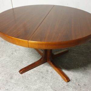 Table ronde teck Baumann 70's