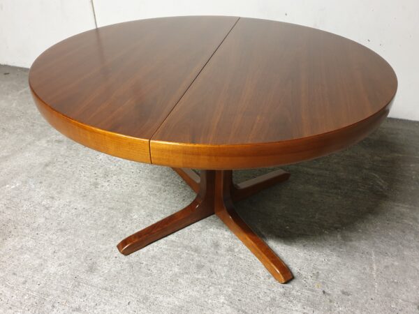 Table ronde teck Baumann 70's