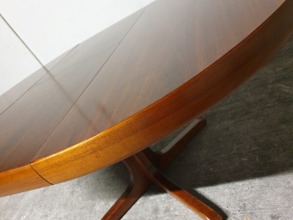 Table ronde teck Baumann 70's – Image 7