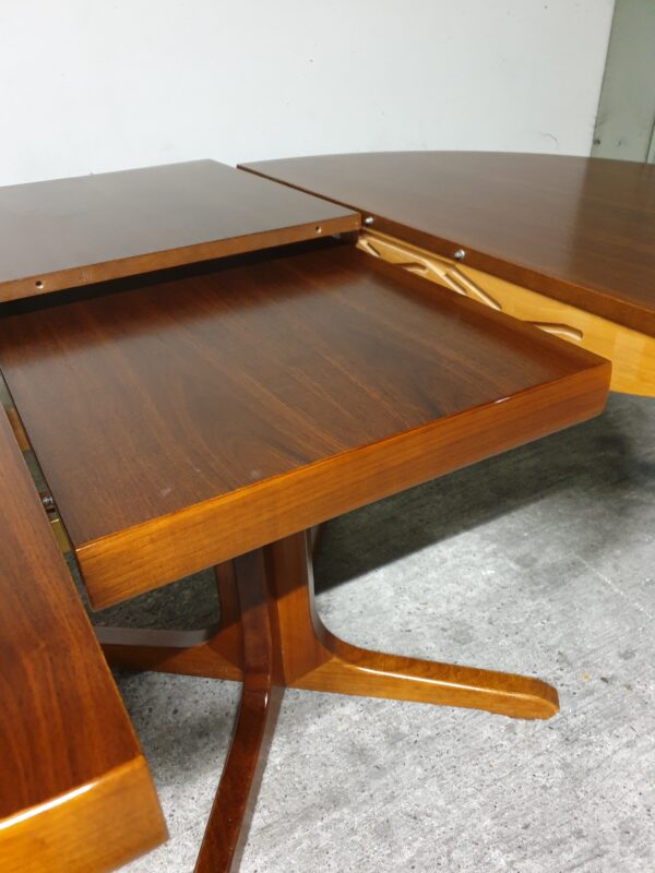 Table ronde teck Baumann 70's – Image 8