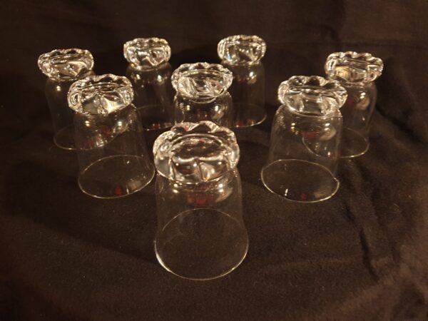 Suite de 8 verres cristal Daum France – Image 3