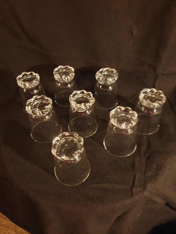 Suite de 8 verres cristal Daum France – Image 4