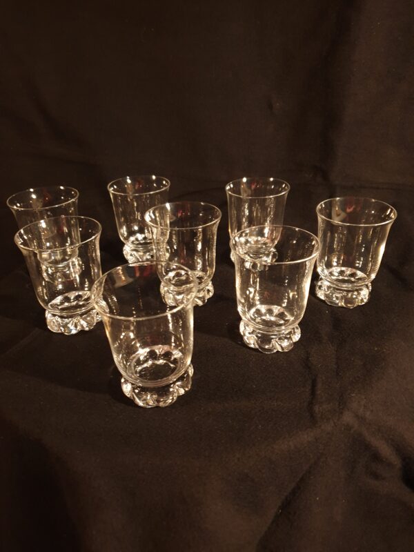 Suite de 8 verres cristal Daum France – Image 5