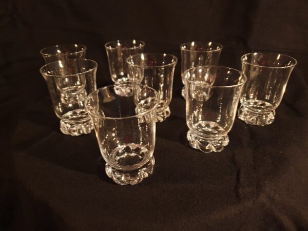 Suite de 8 verres cristal Daum France – Image 6