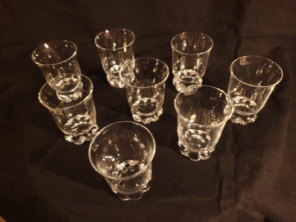 Suite de 8 verres cristal Daum France – Image 7