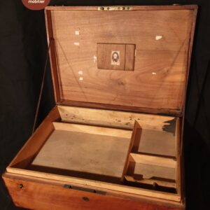 Boîte de peintre en bois fin 19ème
