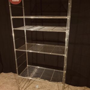 Etagère métal chromé vintage